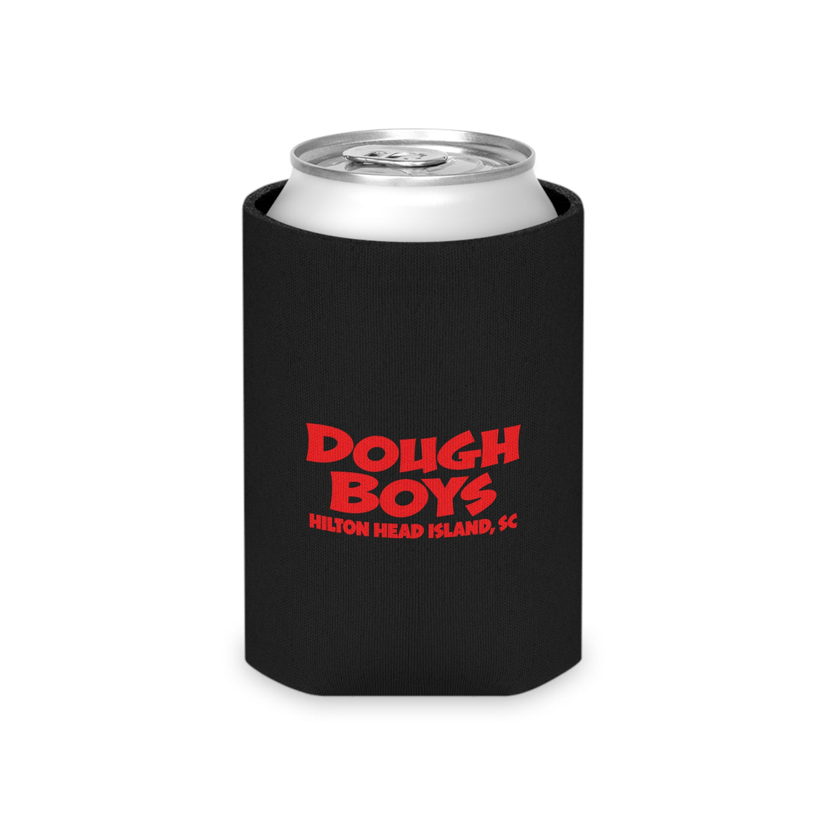 Can Cooler — Dough Boys Pizza Hilton Head Island Can Cooler (Pizza Drip Logo)