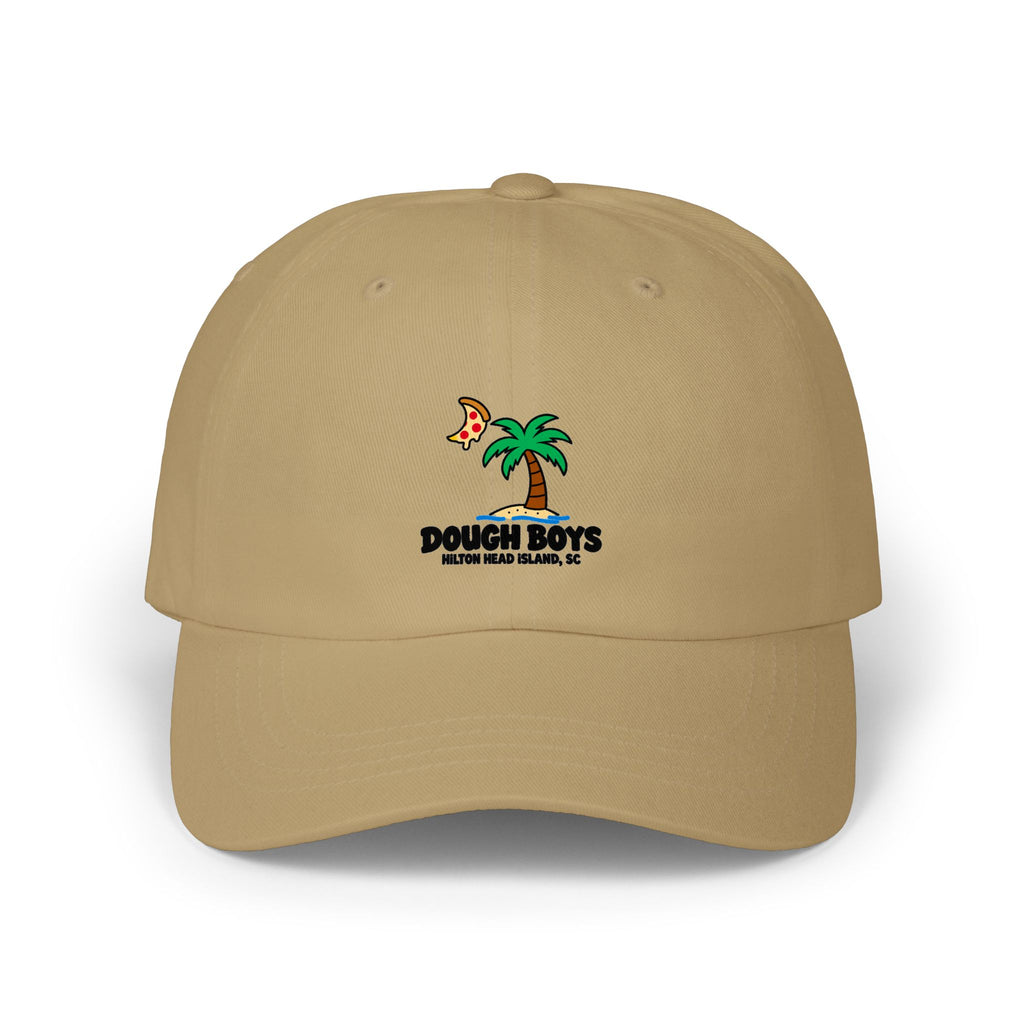 Dad Cap — Dough Boys Pizza Palm Tree Logo