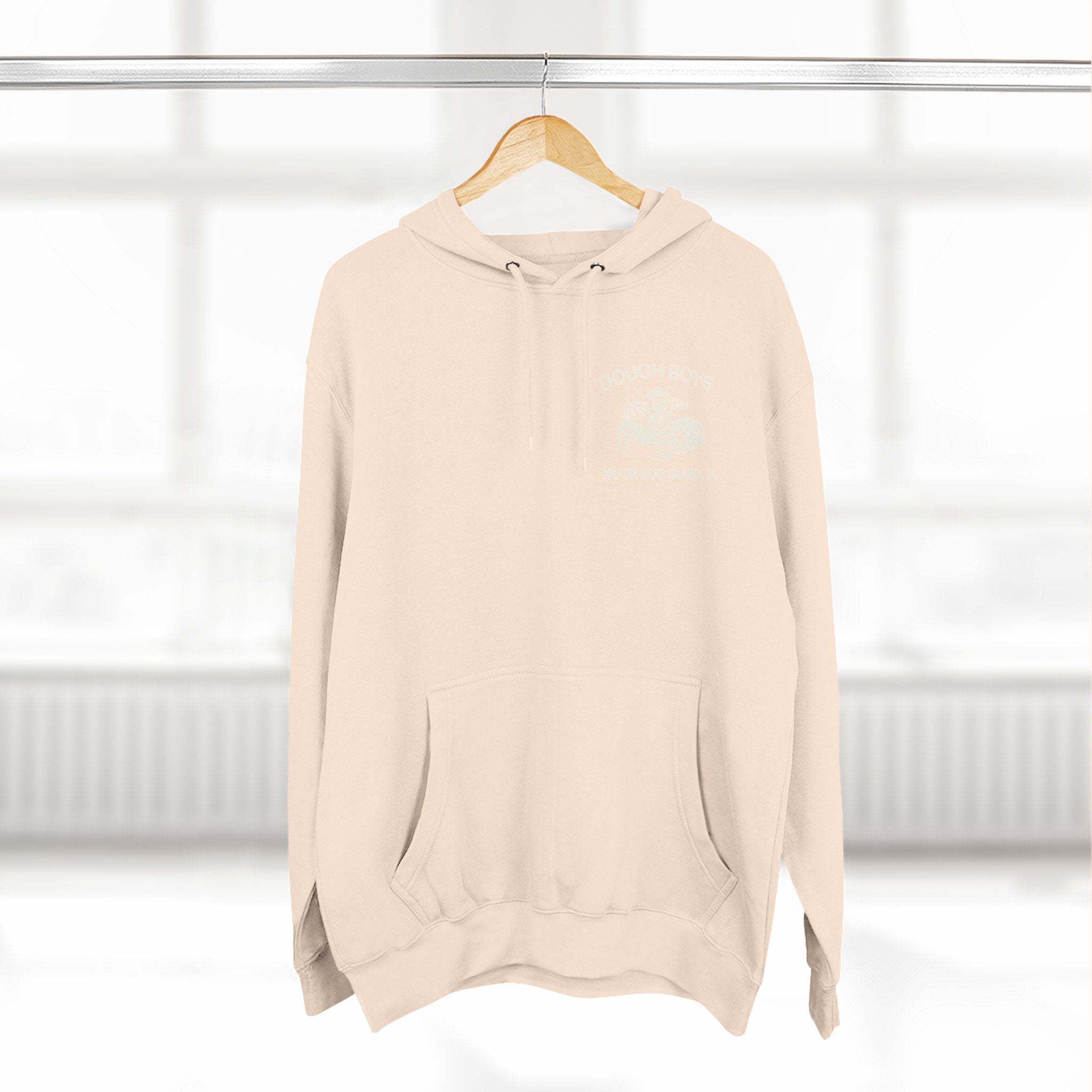 Dough Boys Hilton Head Island Hoodie — Vintage Beach Palm Graphic Fleece