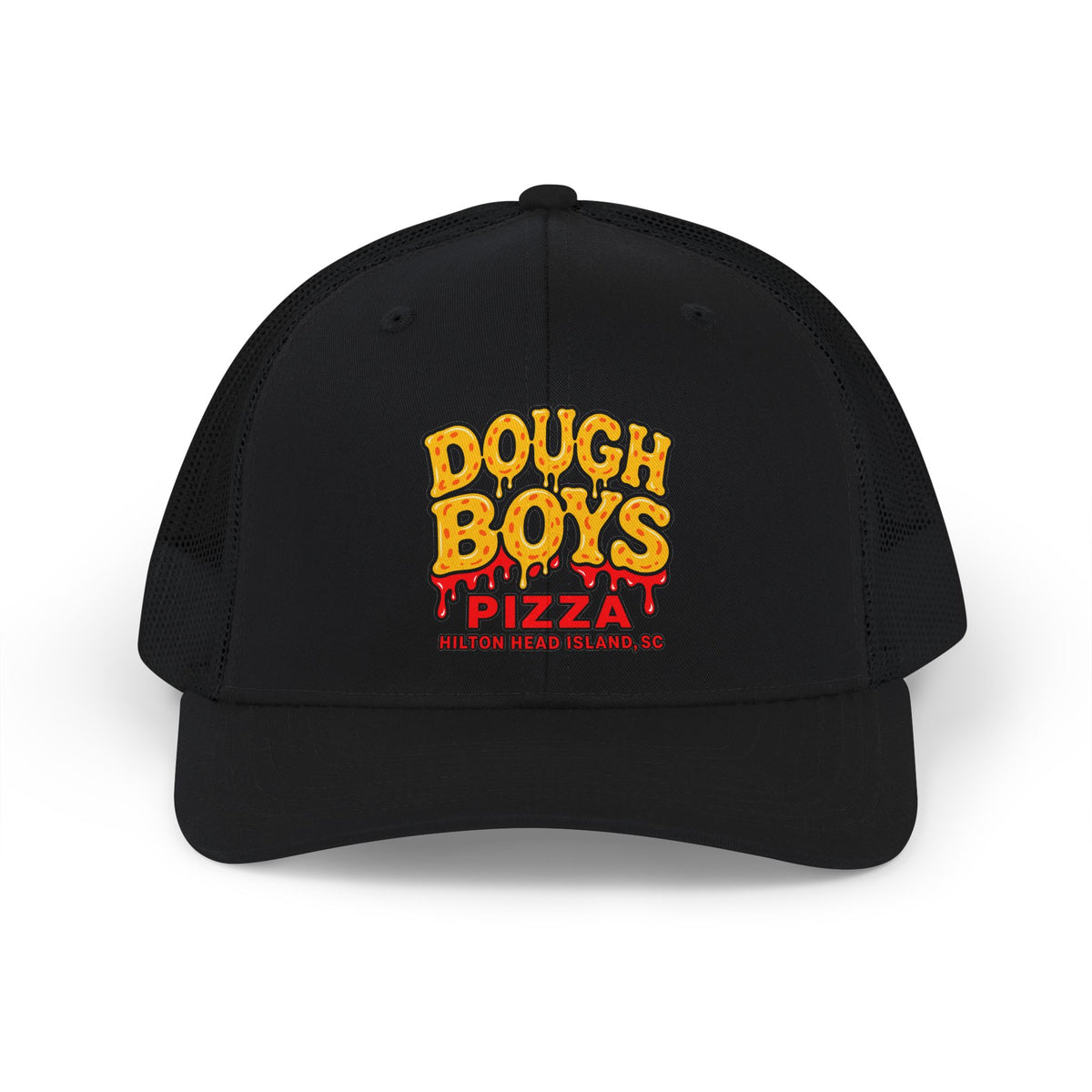 Dough Boys Pizza Snapback Trucker Hat — Retro Pizza Logo Cap