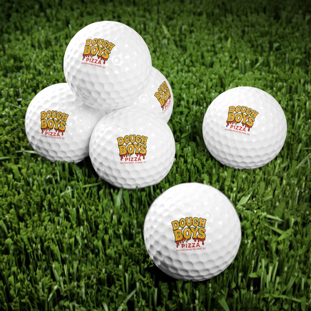 Hilton Head 'Dough Boys' Pizza Golf Balls - 6 Pack