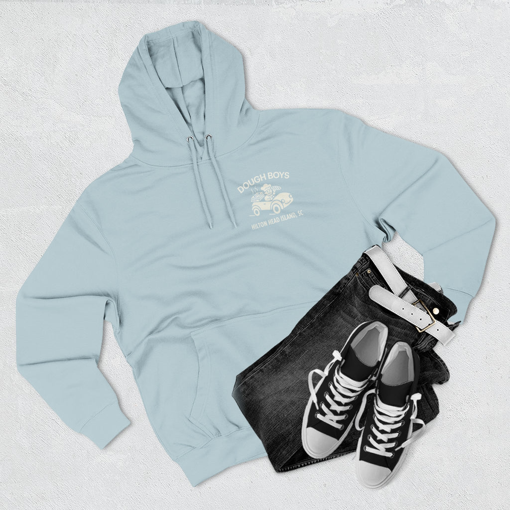 Dough Boys Hilton Head Island Hoodie — Vintage Beach Palm Graphic Fleece