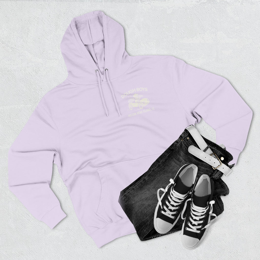 Dough Boys Hilton Head Island Hoodie — Vintage Beach Palm Graphic Fleece