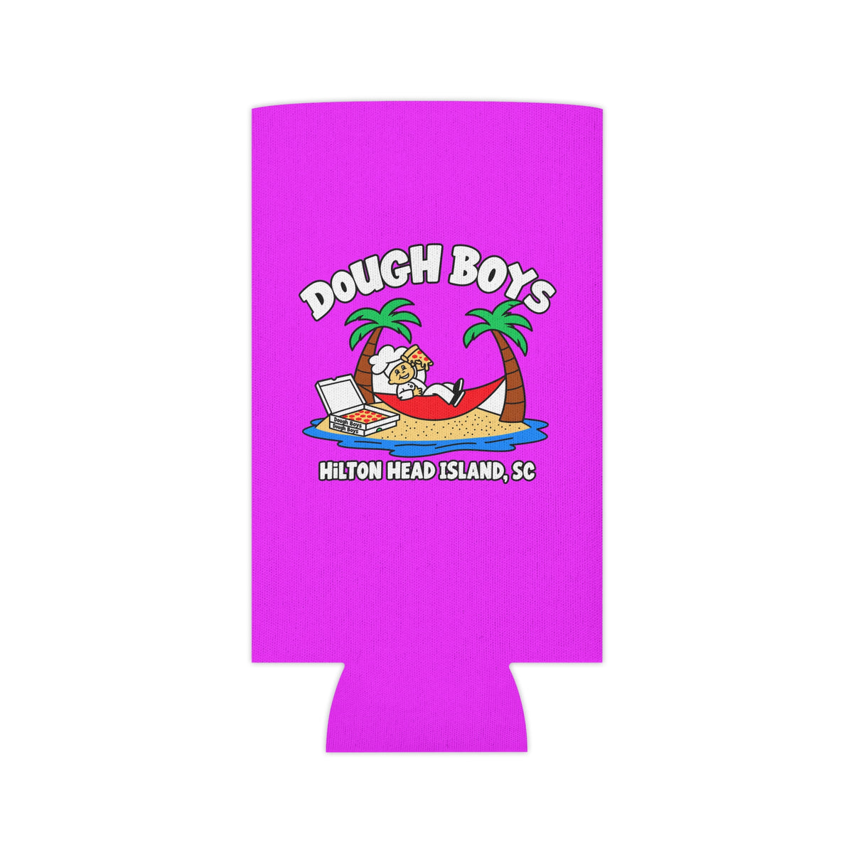 Can Cooler — Dough Boys Hilton Head Island Pizza Beach Koozie