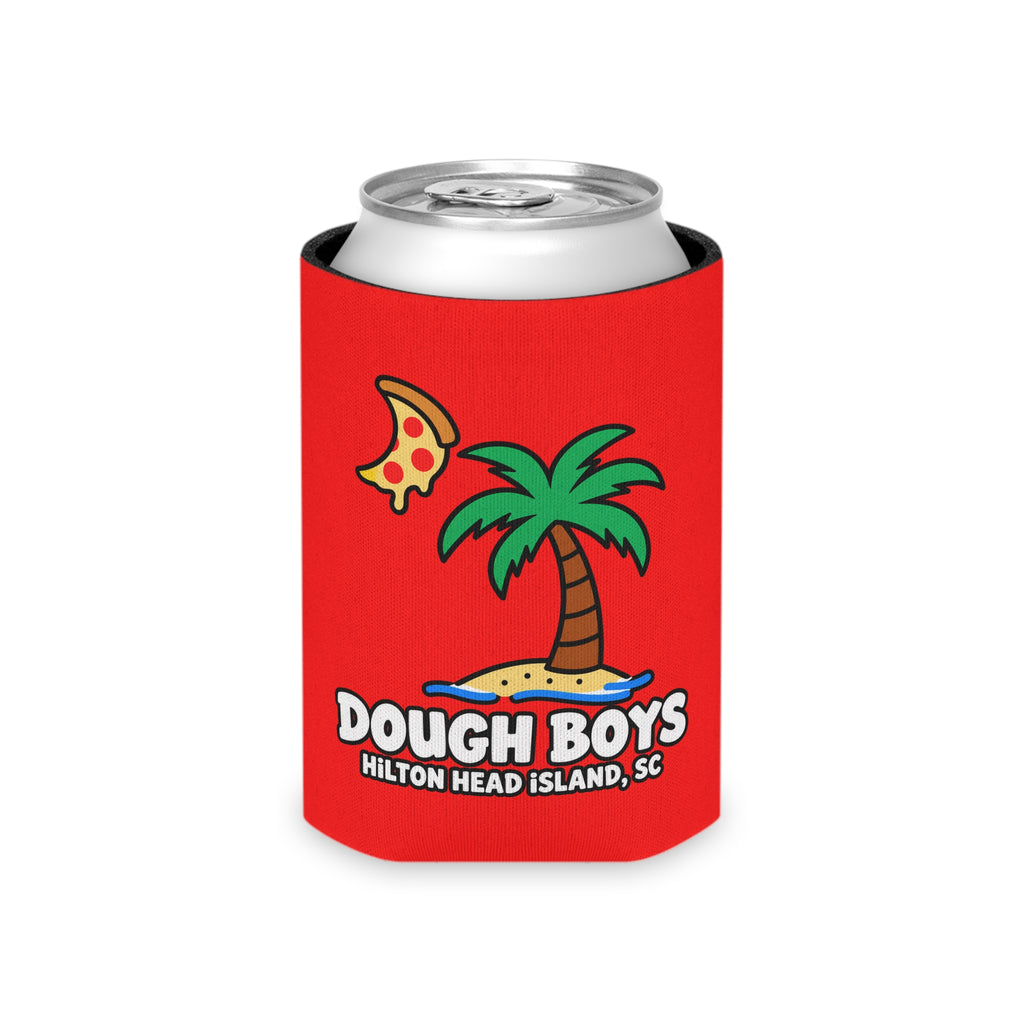 Can Cooler — 'Dough Boys Hilton Head Island, SC' Pizza Beach Camp Koozie