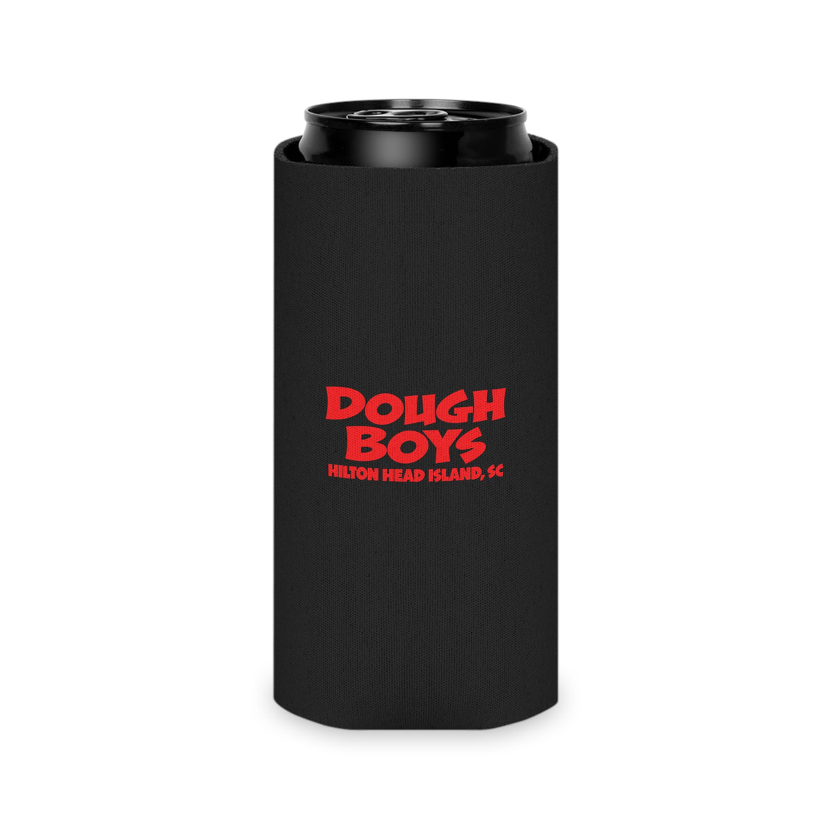Can Cooler — Dough Boys Pizza Hilton Head Island Can Cooler (Pizza Drip Logo)