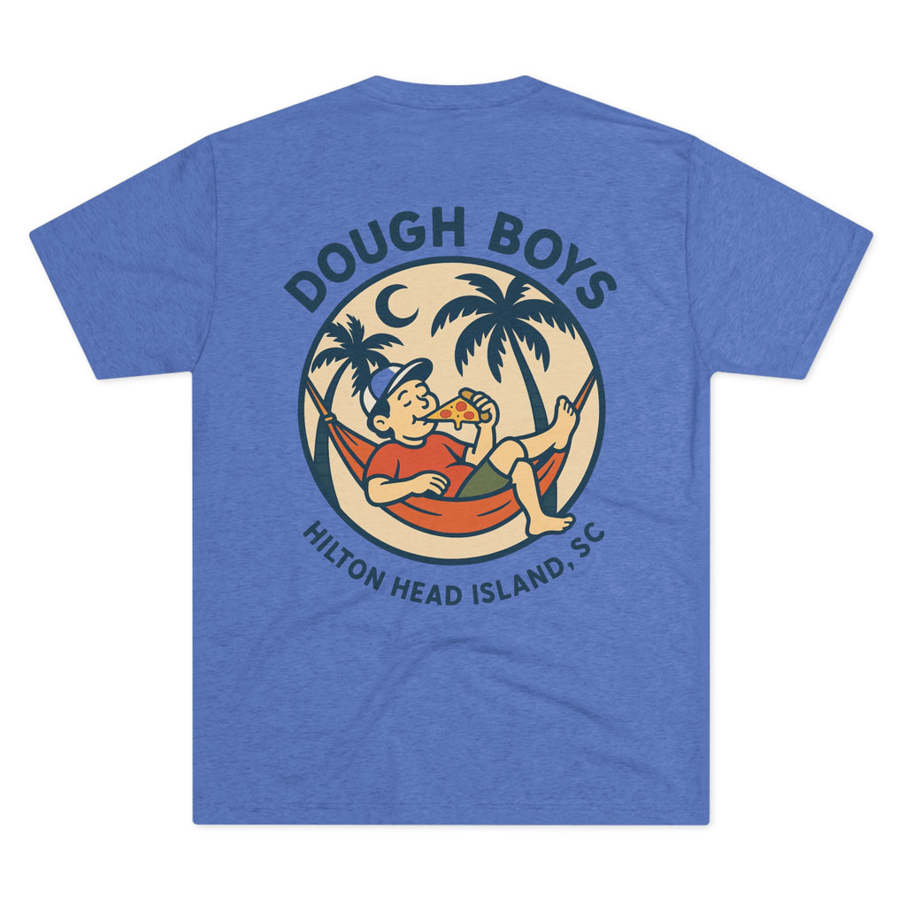 Dough Boys Hilton Head T-Shirt — Retro Palm Beach Pizza Tee