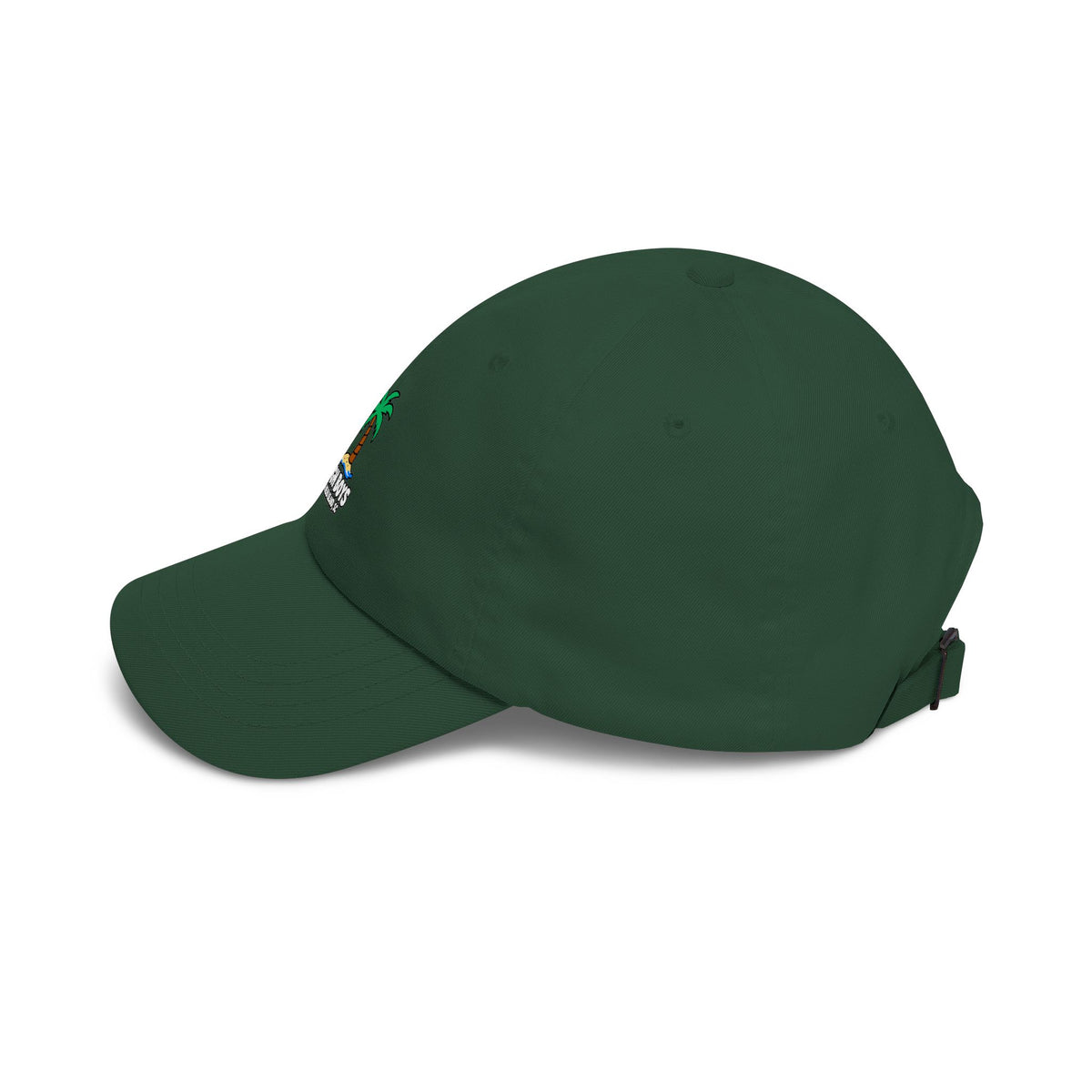 Dough Boys Palm Tree Dad Cap — Beach Pizza Logo Hat