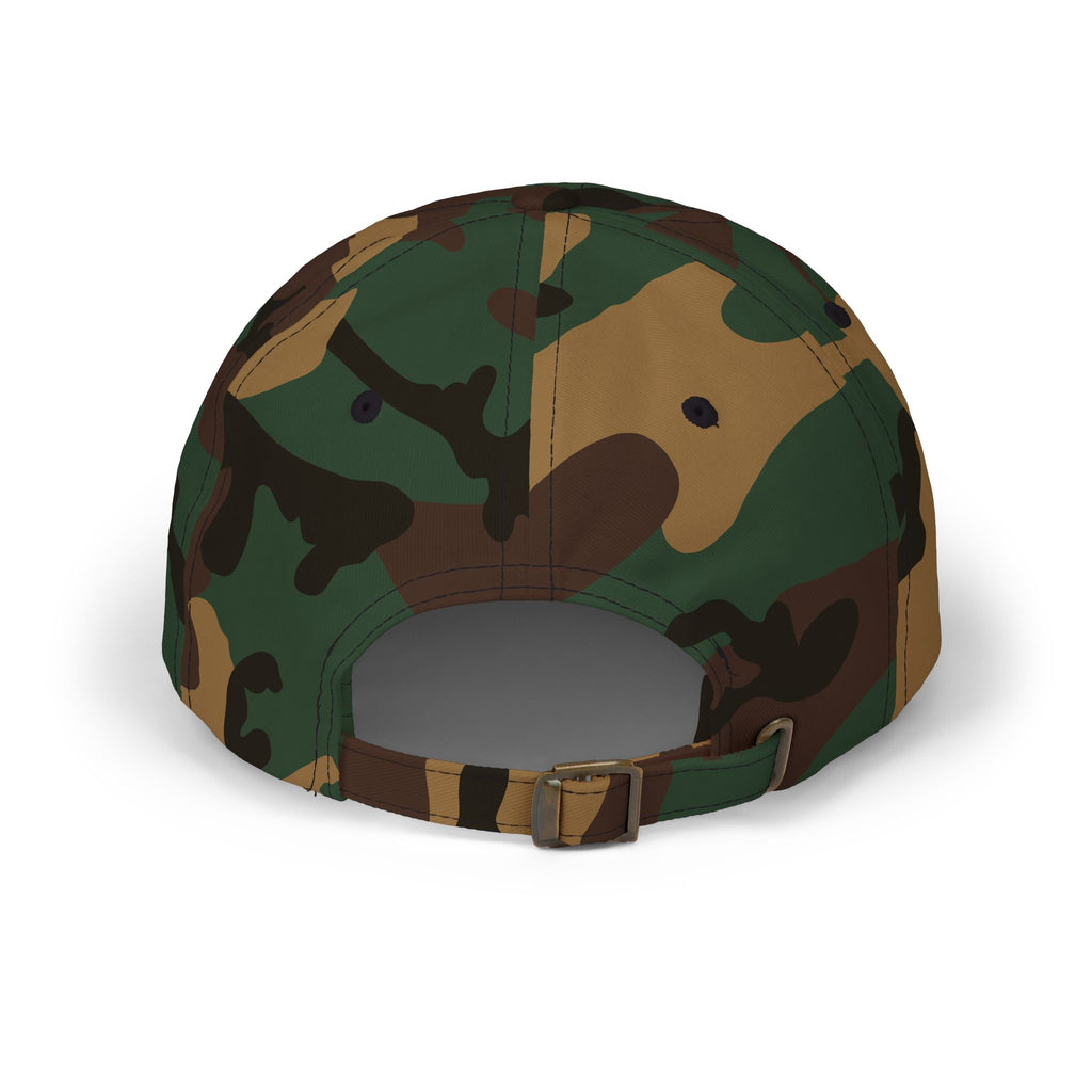 Dough Boys Palm Tree Dad Cap — Beach Pizza Logo Hat