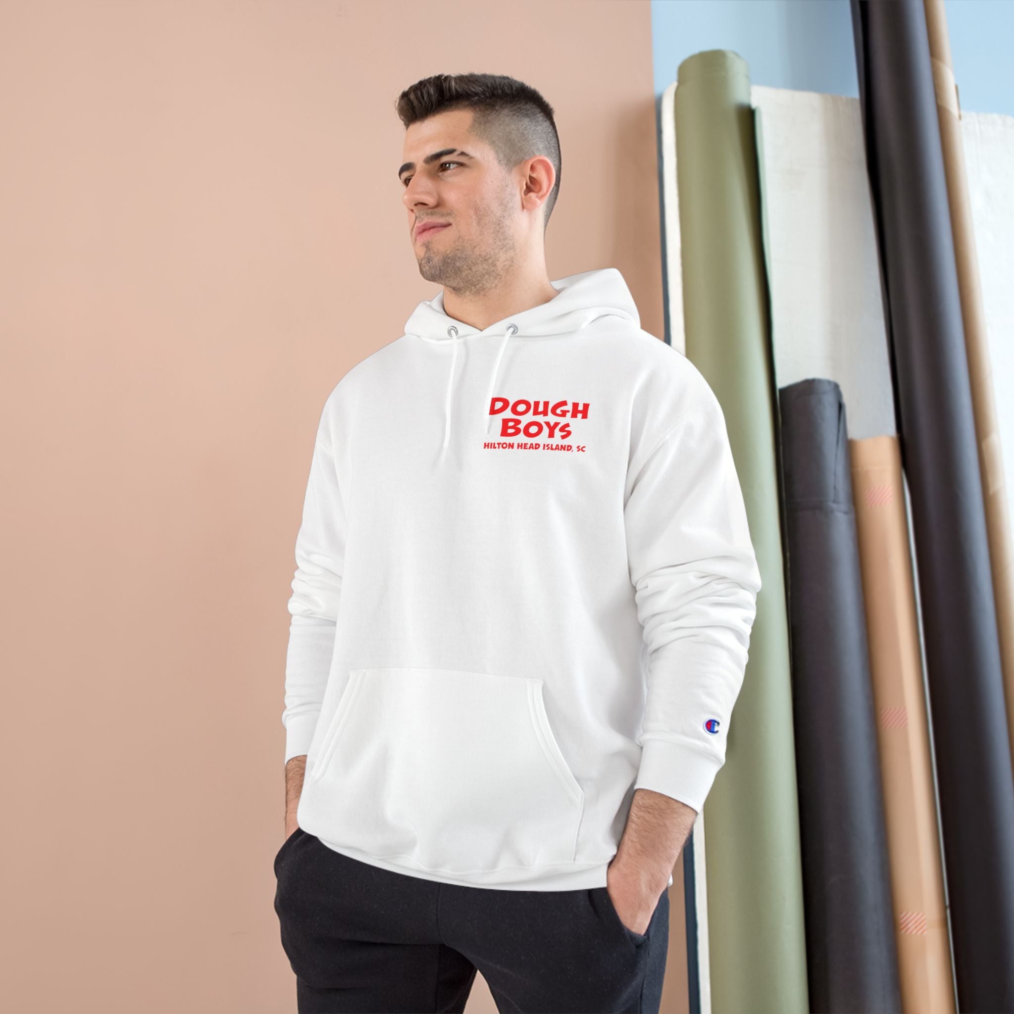 Dough Boys Pizza Hilton Head Island Hoodie — 'Dripping Sauce' SC Pizza Shop Pullover