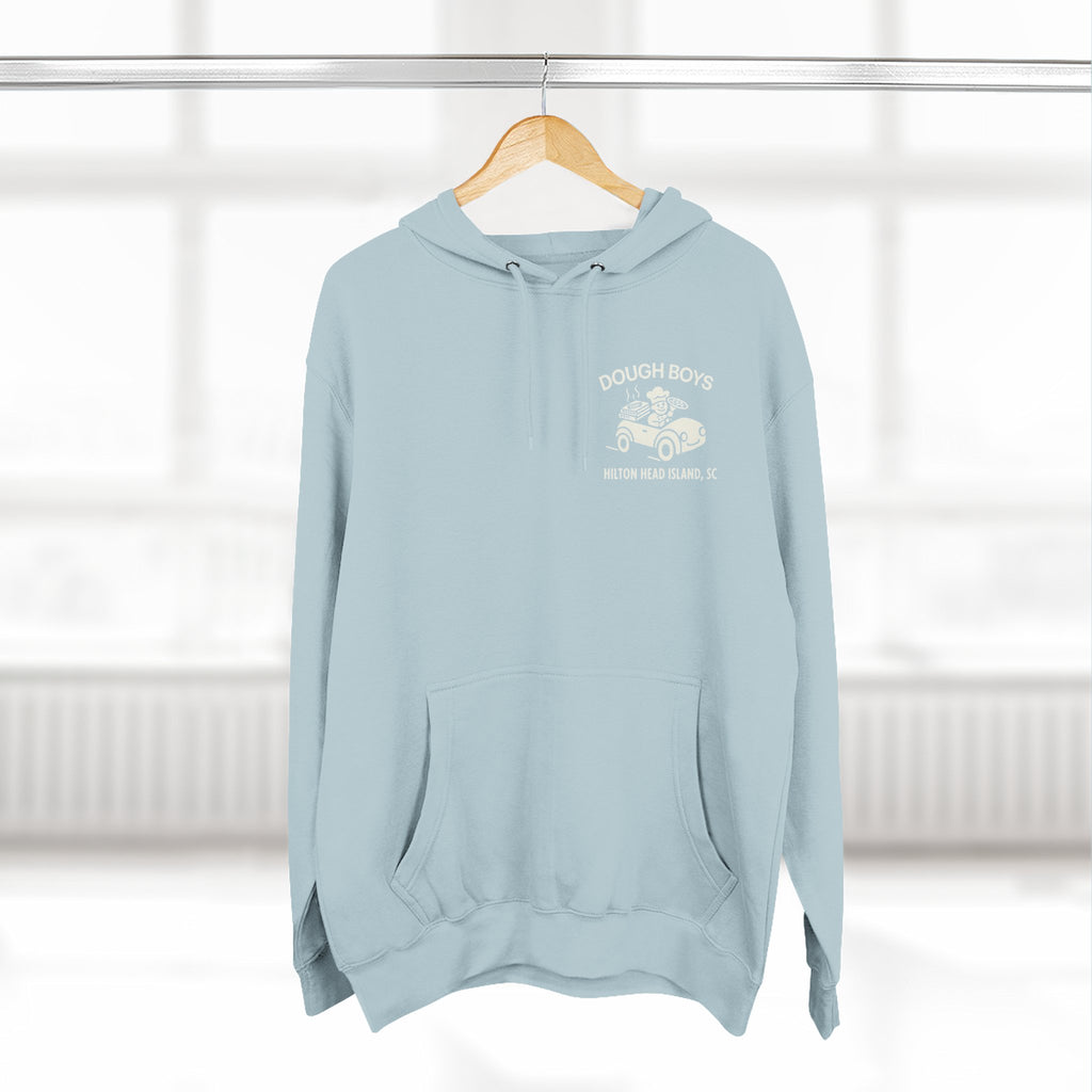 Dough Boys Hilton Head Island Hoodie — Vintage Beach Palm Graphic Fleece