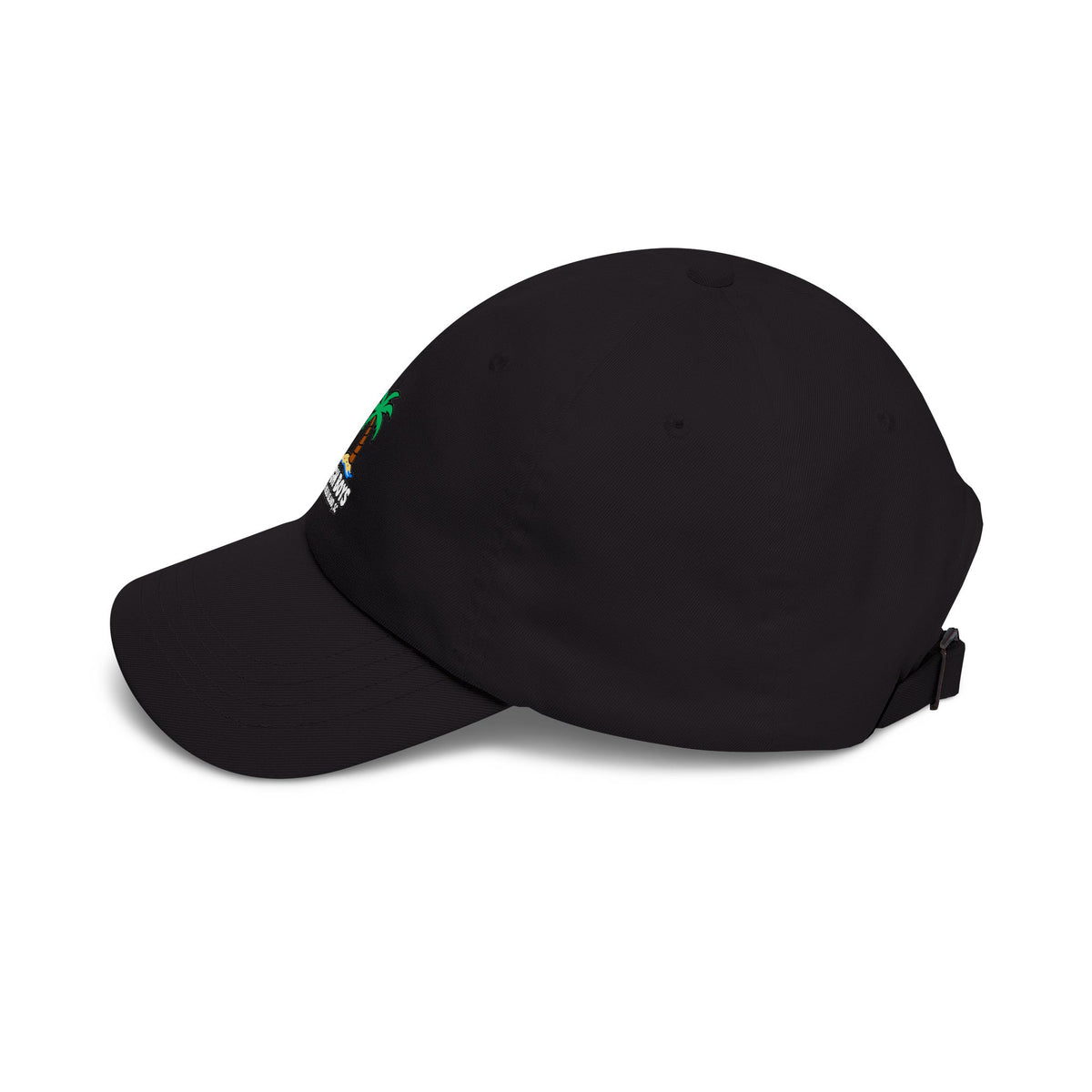 Dough Boys Palm Tree Dad Cap — Beach Pizza Logo Hat