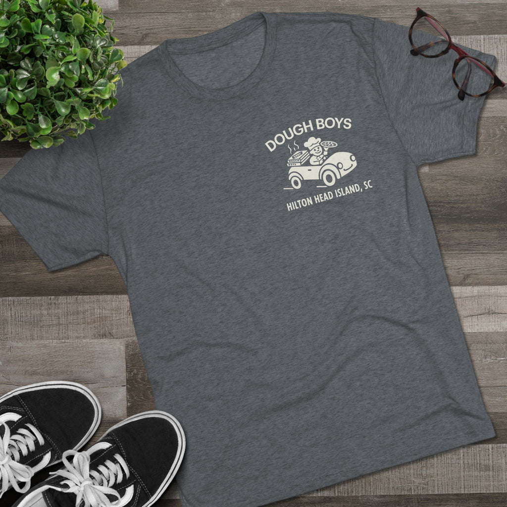 Dough Boys Hilton Head T-Shirt — Retro Palm Beach Pizza Tee