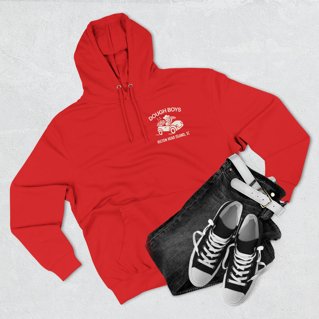 Dough Boys Hilton Head Island Hoodie — Vintage Beach Palm Graphic Fleece