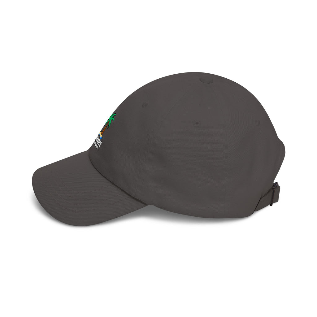 Dough Boys Palm Tree Dad Cap — Beach Pizza Logo Hat
