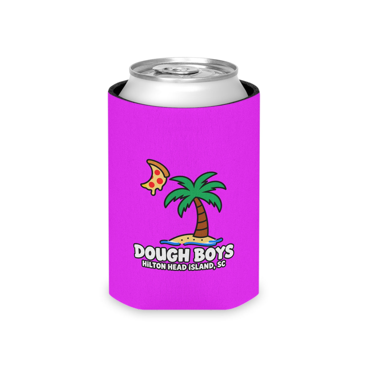Can Cooler — Dough Boys Hilton Head Island Pizza Beach Koozie