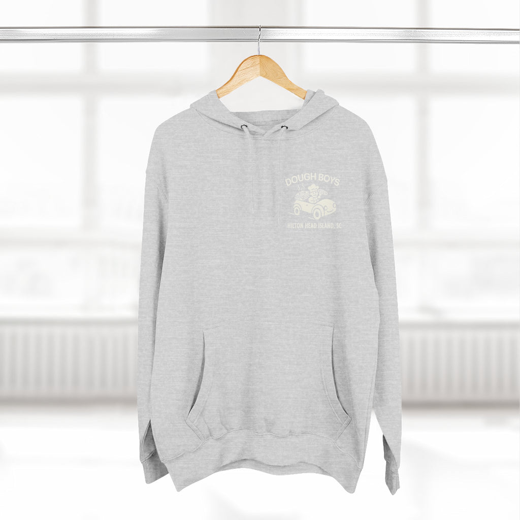 Dough Boys Hilton Head Island Hoodie — Vintage Beach Palm Graphic Fleece