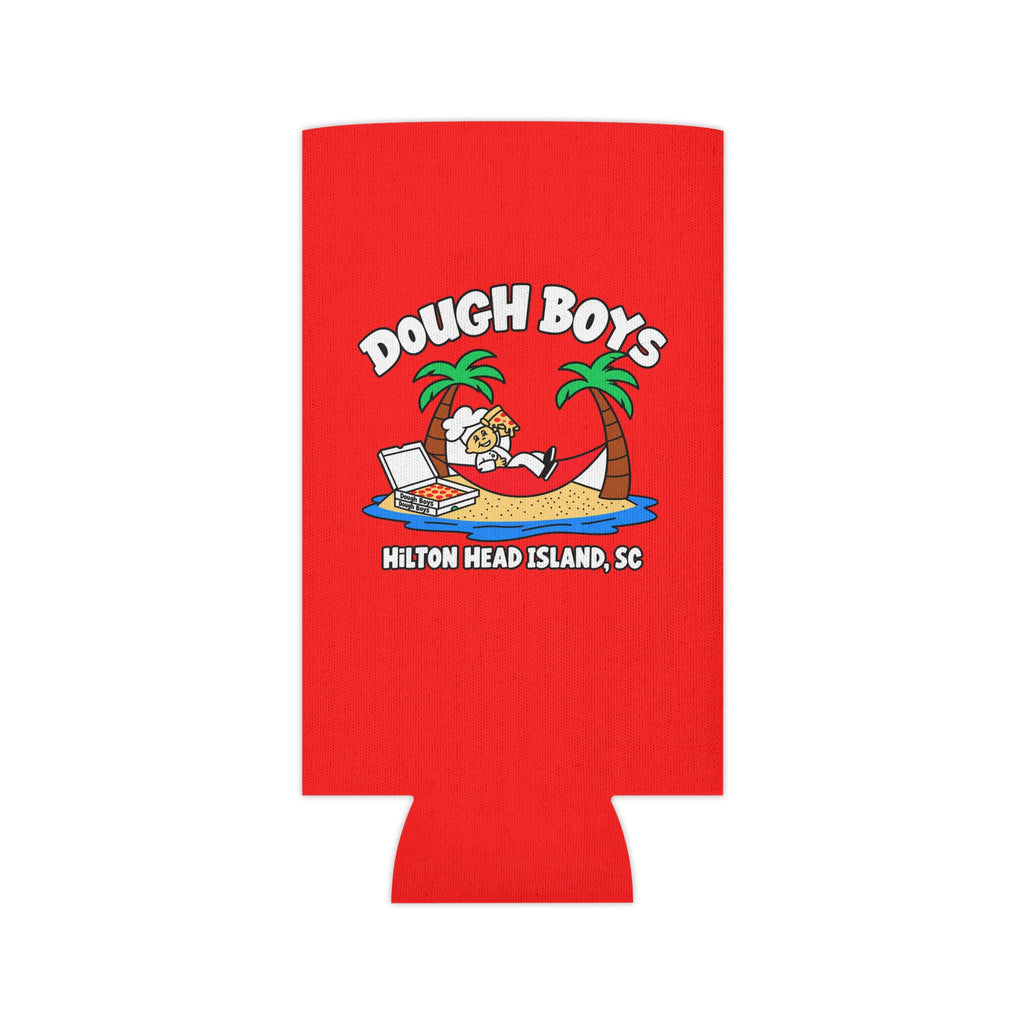 Can Cooler — 'Dough Boys Hilton Head Island, SC' Pizza Beach Camp Koozie