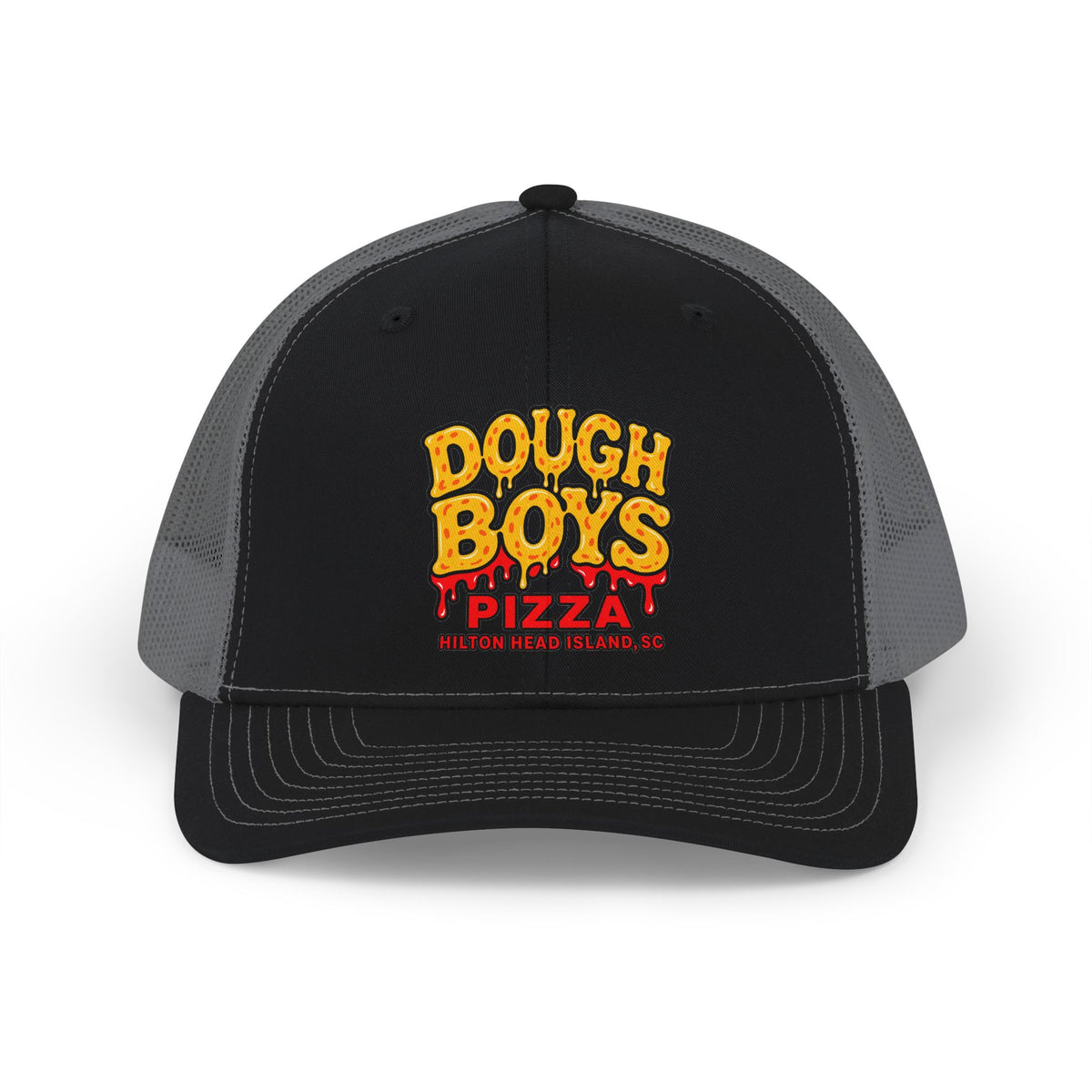 Dough Boys Pizza Snapback Trucker Hat — Retro Pizza Logo Cap