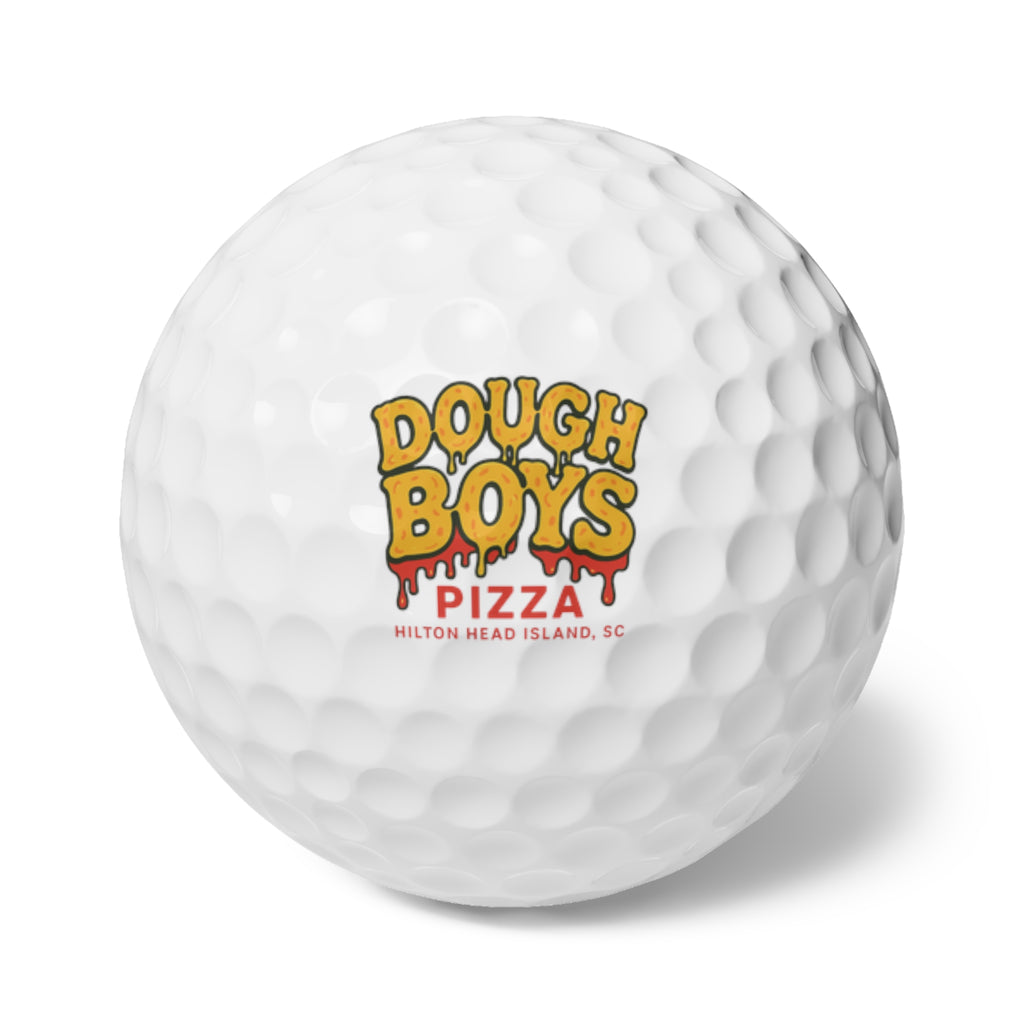 Hilton Head 'Dough Boys' Pizza Golf Balls - 6 Pack