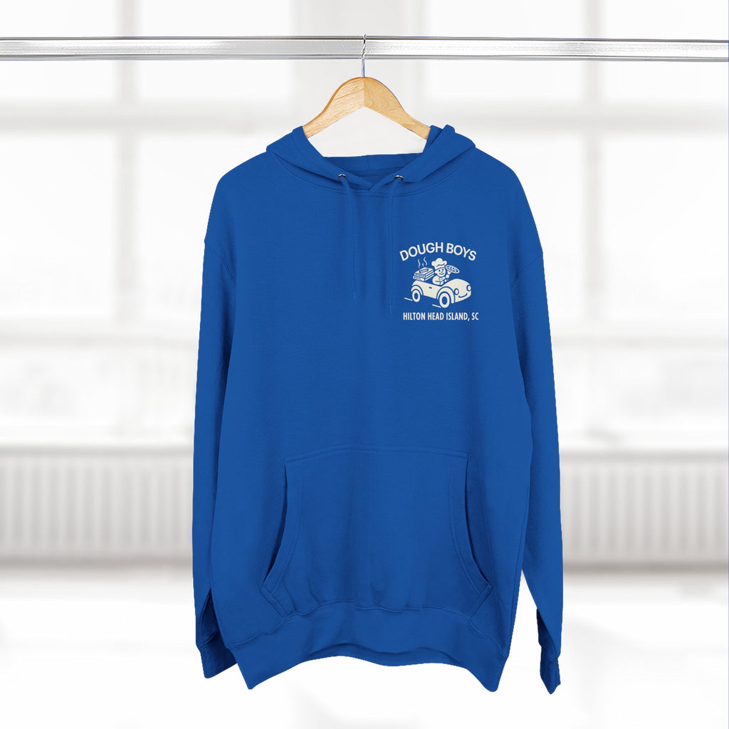 Dough Boys Hilton Head Island Hoodie — Vintage Beach Palm Graphic Fleece