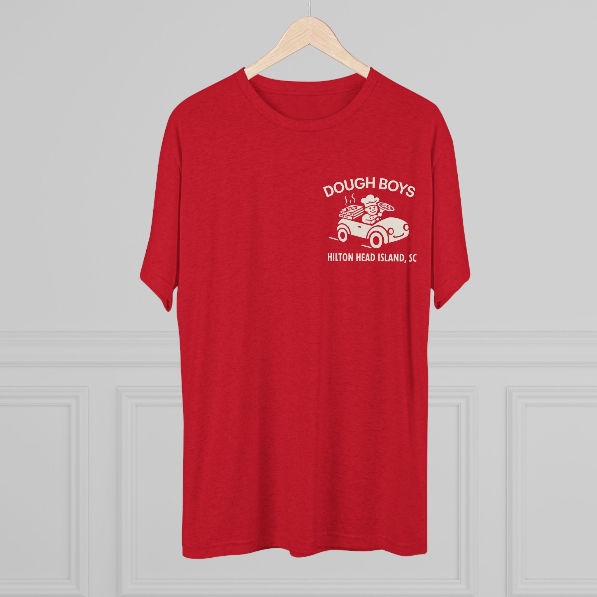 Dough Boys Hilton Head T-Shirt — Retro Palm Beach Pizza Tee