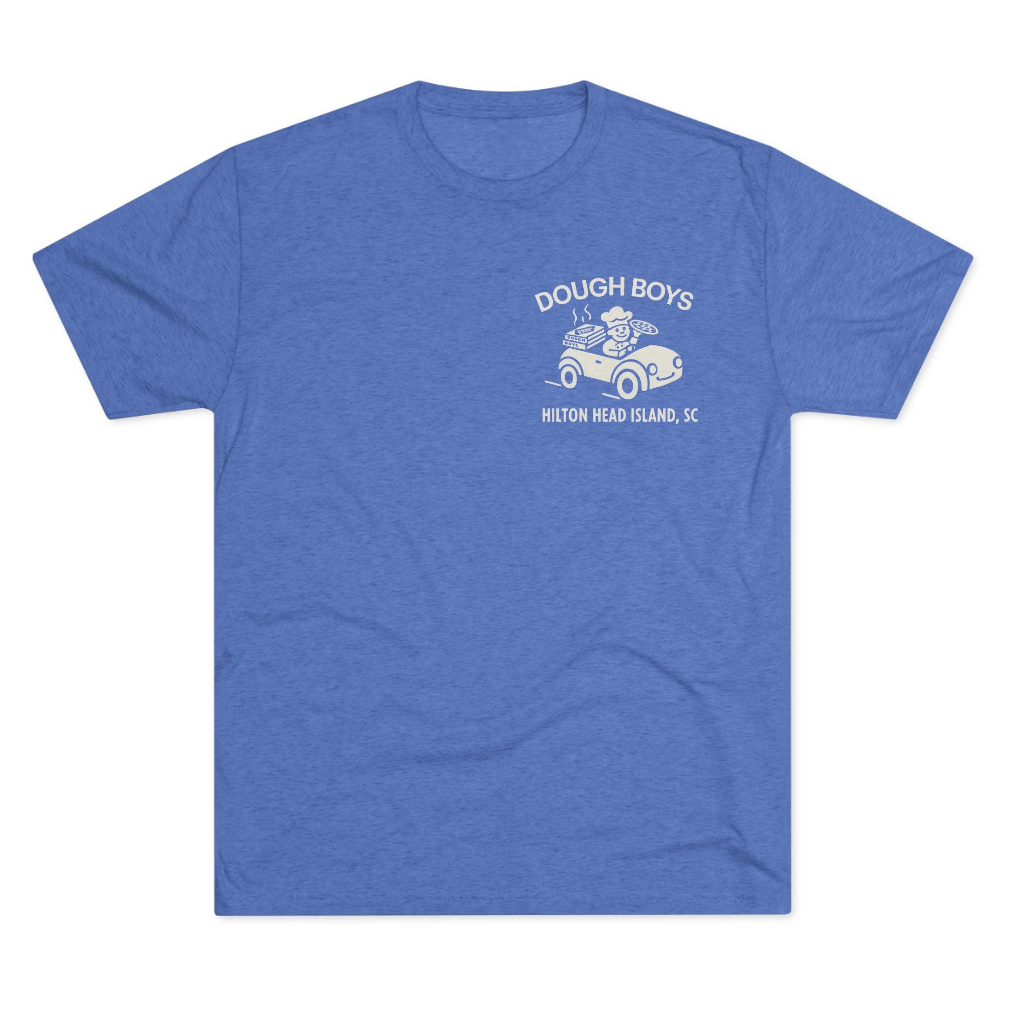 Dough Boys Hilton Head T-Shirt — Retro Palm Beach Pizza Tee