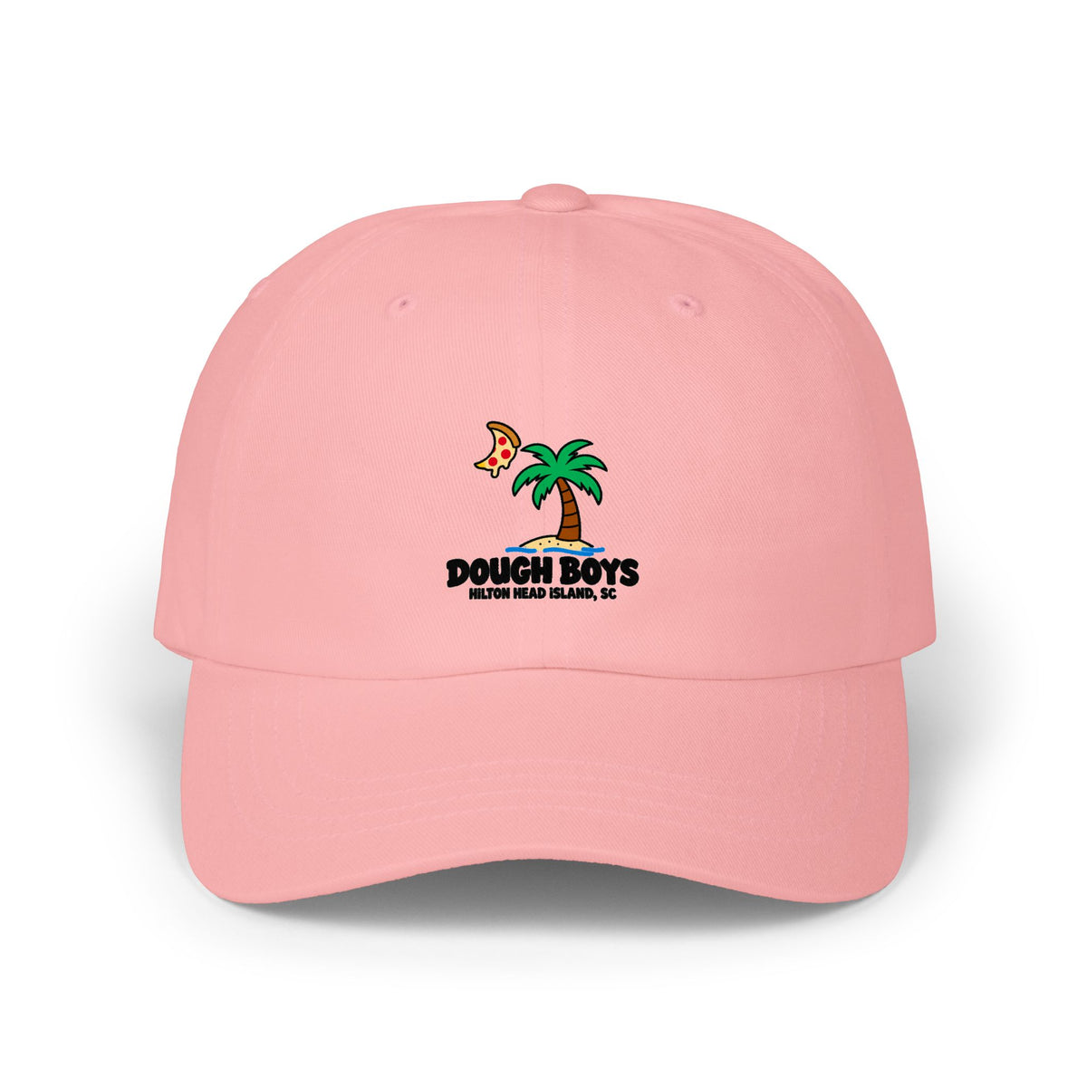 Dad Cap — Dough Boys Pizza Palm Tree Logo