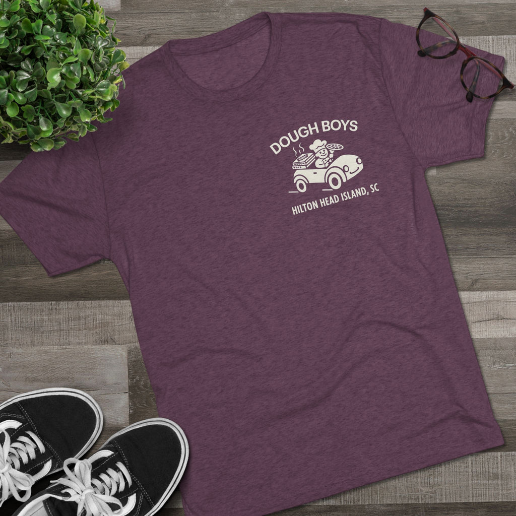 Dough Boys Hilton Head T-Shirt — Retro Palm Beach Pizza Tee