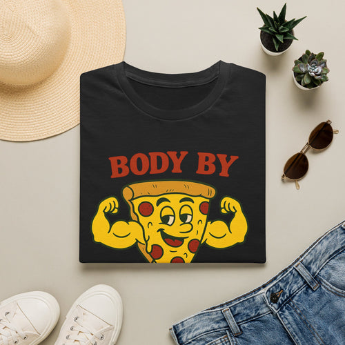 Body By Dough Boys Pizza Tee — Funny Pizza Muscle T-Shirt (Hilton Head Island)