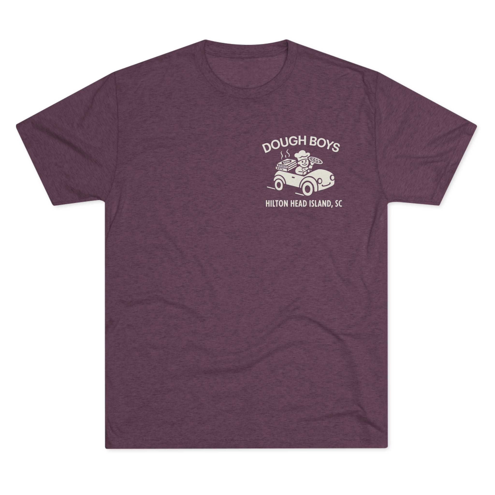 Dough Boys Hilton Head T-Shirt — Retro Palm Beach Pizza Tee