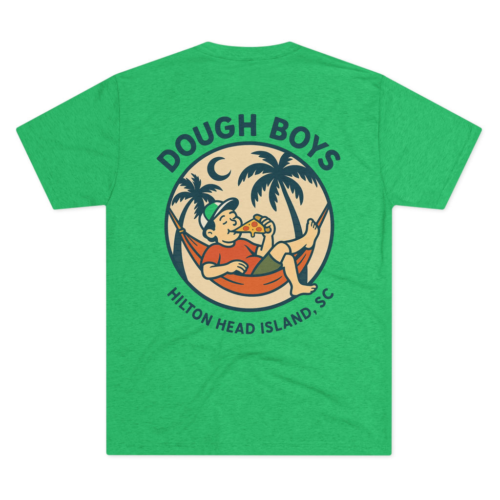 Dough Boys Hilton Head T-Shirt — Retro Palm Beach Pizza Tee