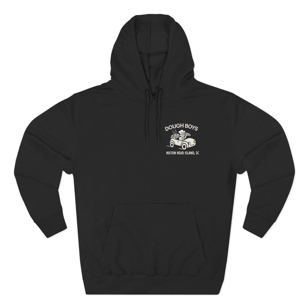 Dough Boys Hilton Head Island Hoodie — Vintage Beach Palm Graphic Fleece