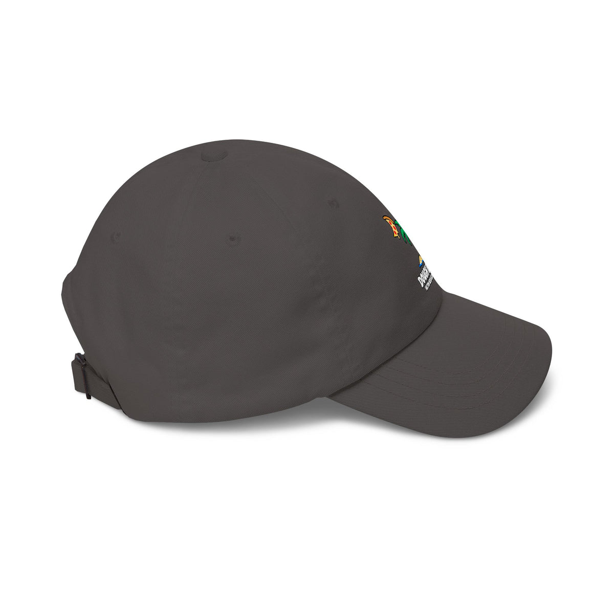 Dough Boys Palm Tree Dad Cap — Beach Pizza Logo Hat