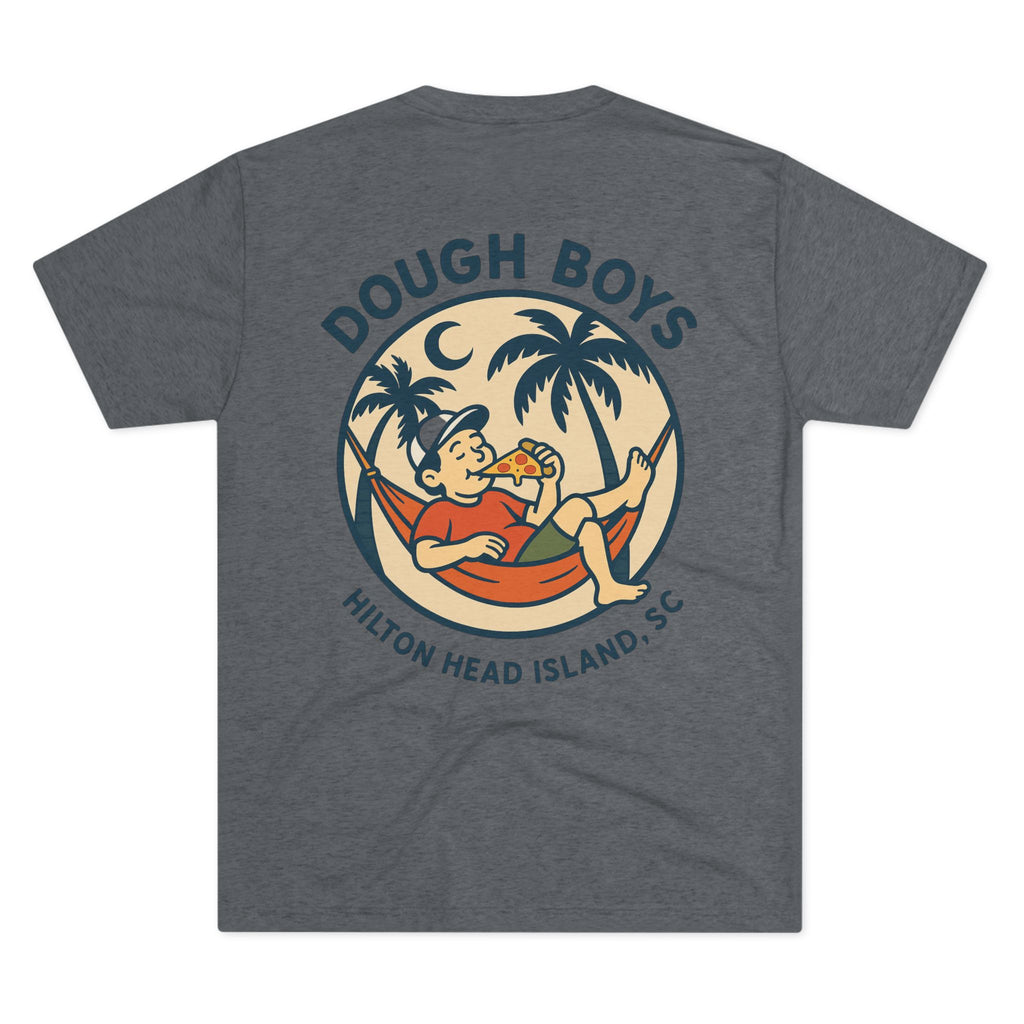 Dough Boys Hilton Head T-Shirt — Retro Palm Beach Pizza Tee