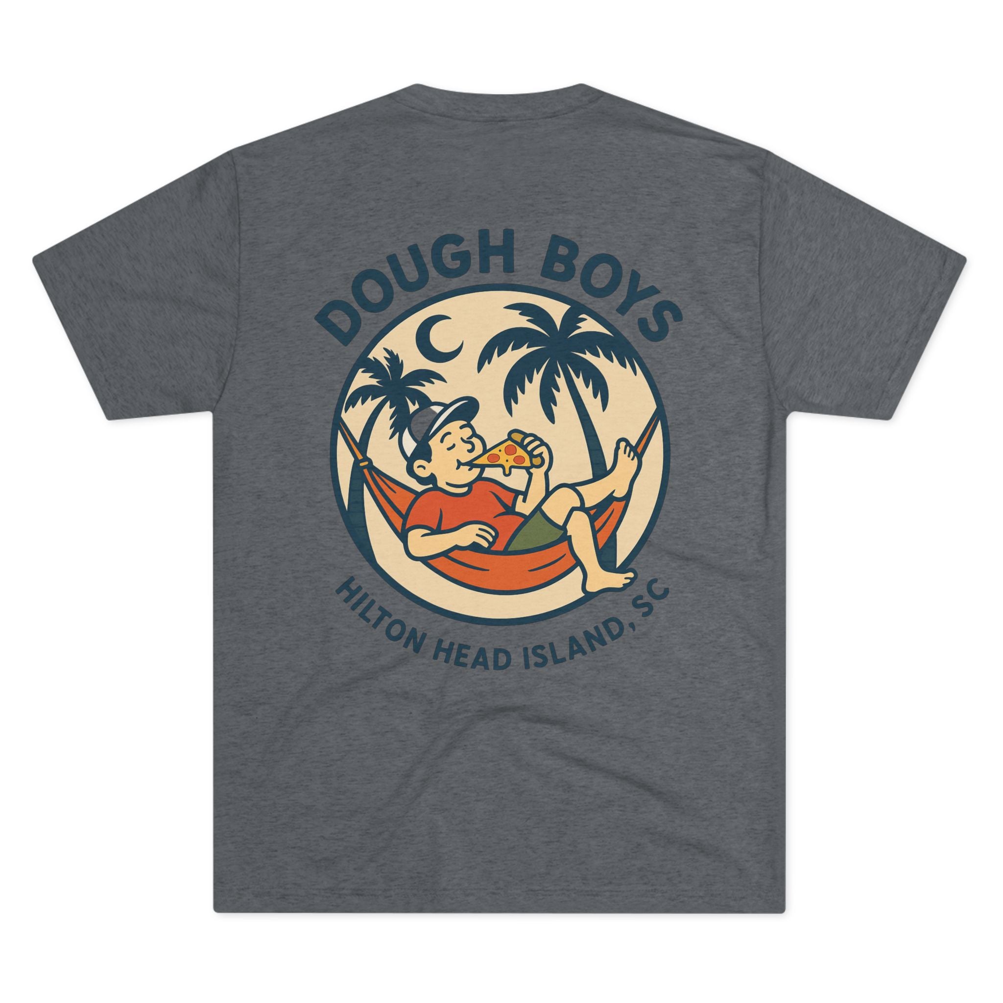 Dough Boys Hilton Head T-Shirt — Retro Palm Beach Pizza Tee