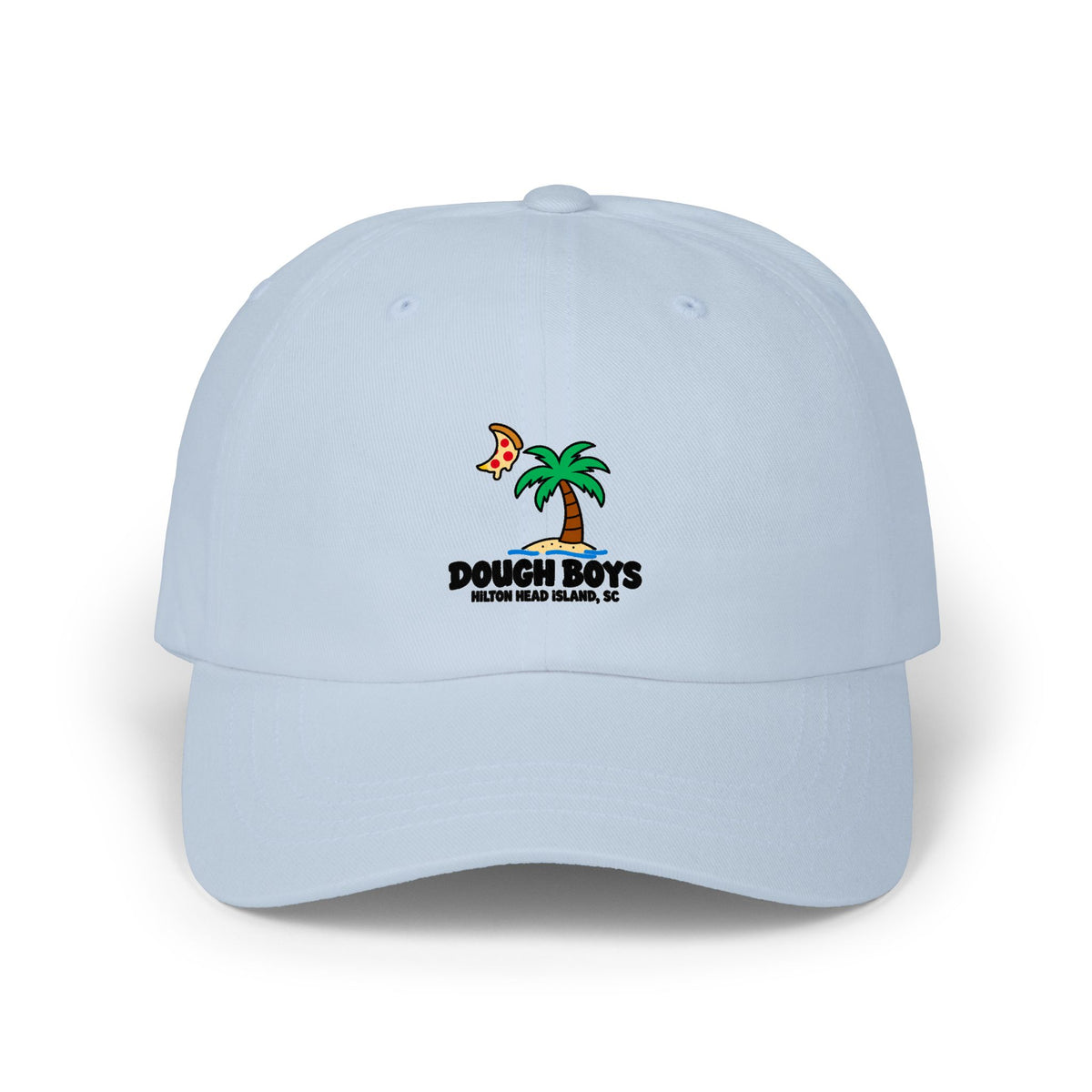Dad Cap — Dough Boys Pizza Palm Tree Logo