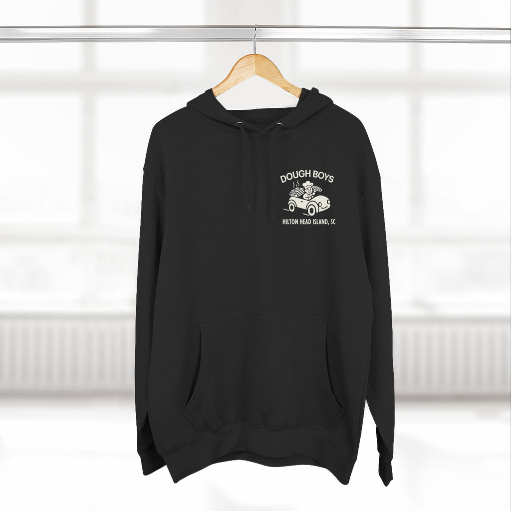 Dough Boys Hilton Head Island Hoodie — Vintage Beach Palm Graphic Fleece
