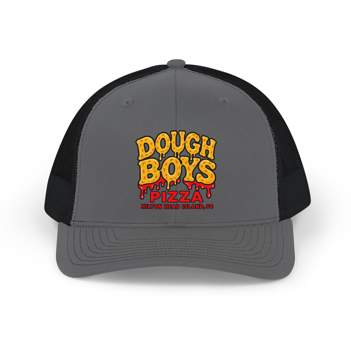 Dough Boys Pizza Snapback Trucker Hat — Retro Pizza Logo Cap