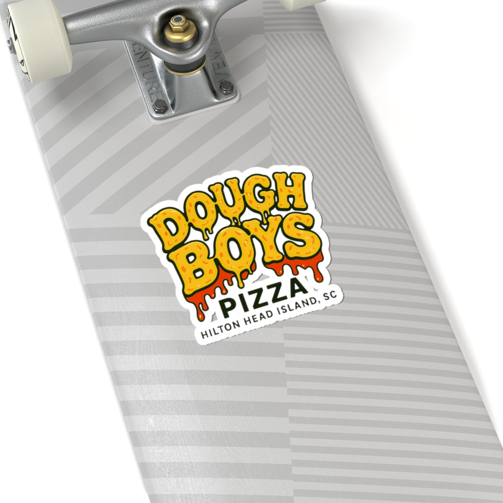 Hilton Head Dough Boys Pizza Sticker — 'Dripping Sauce' Kiss-Cut Sticker