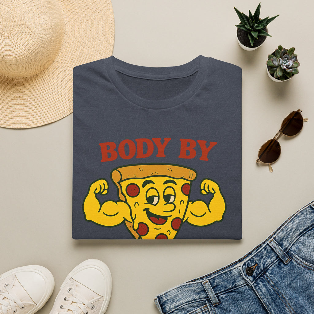 Body By Dough Boys Pizza Tee — Funny Pizza Muscle T-Shirt (Hilton Head Island)