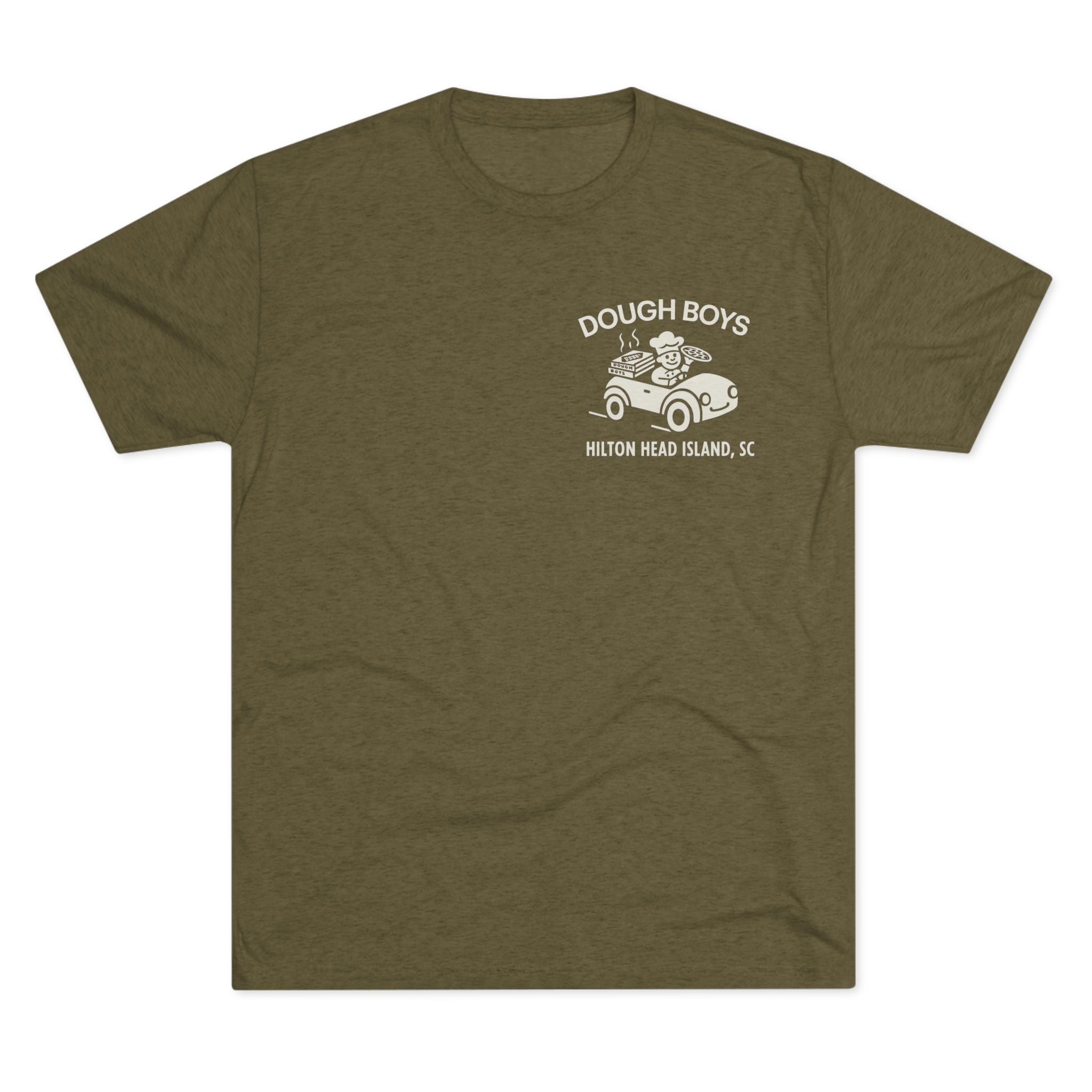 Dough Boys Hilton Head T-Shirt — Retro Palm Beach Pizza Tee