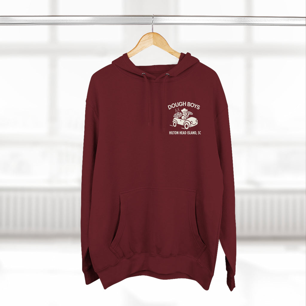 Dough Boys Hilton Head Island Hoodie — Vintage Beach Palm Graphic Fleece