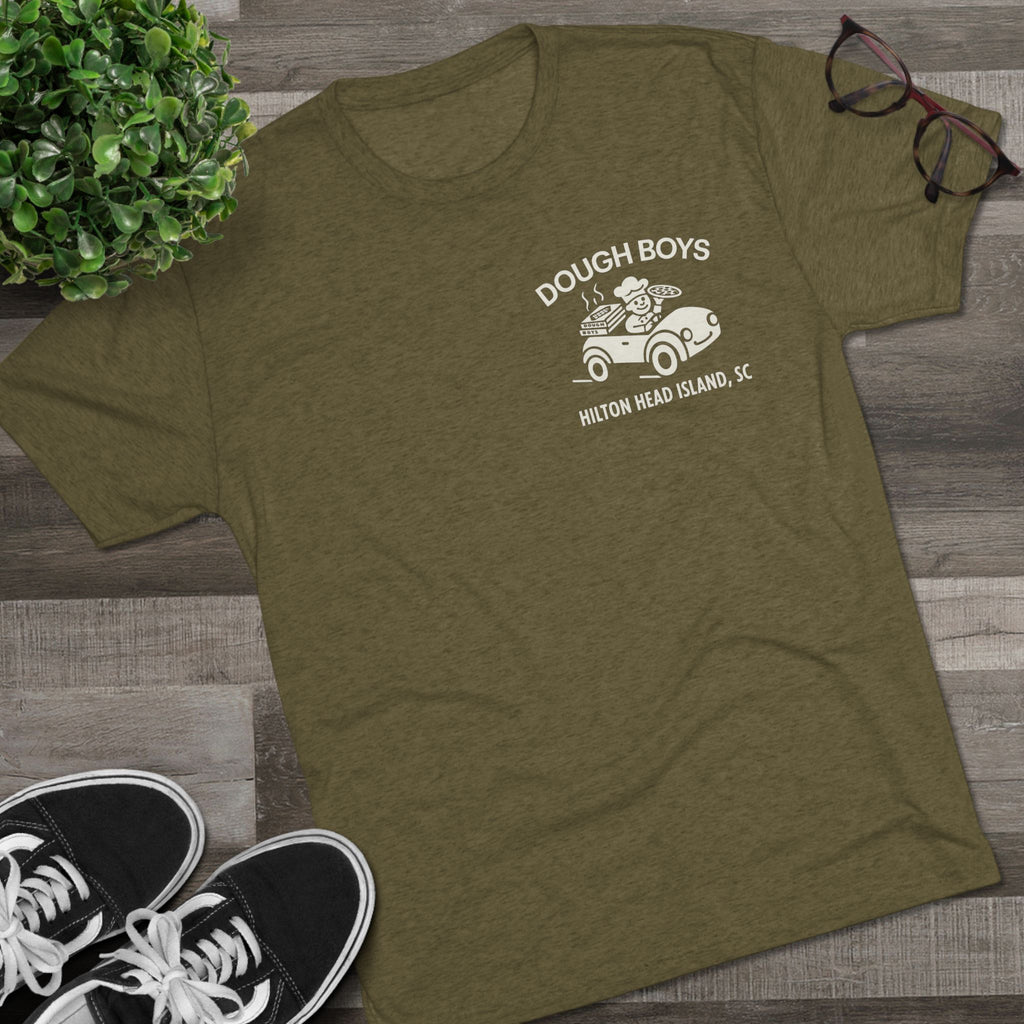 Dough Boys Hilton Head T-Shirt — Retro Palm Beach Pizza Tee